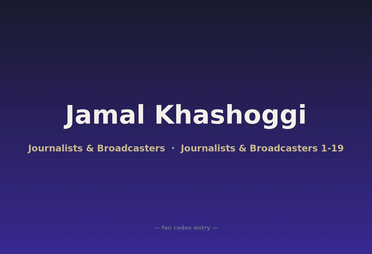 Jamal Khashoggi