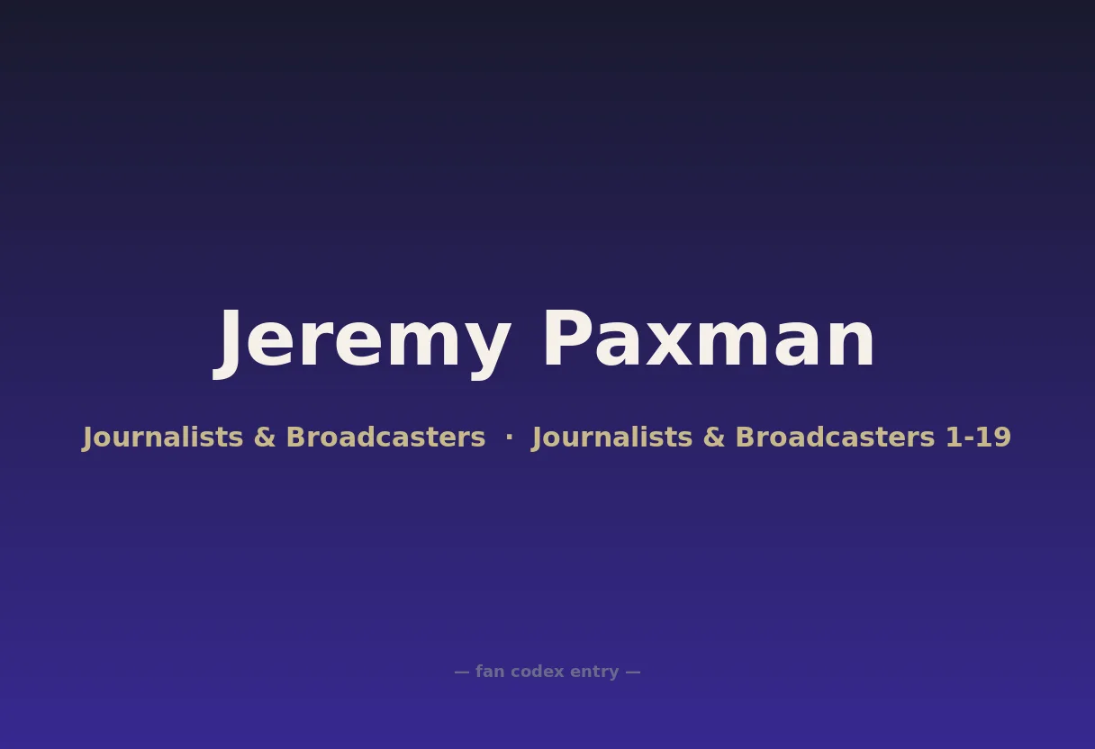 Jeremy Paxman