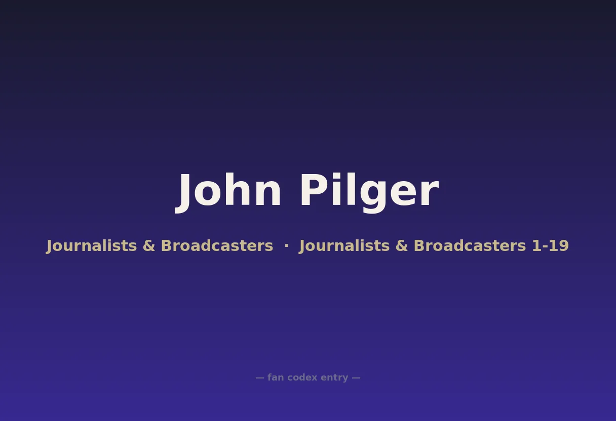 John Pilger