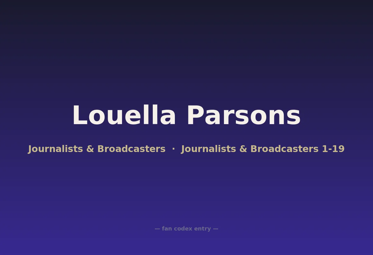 Louella Parsons
